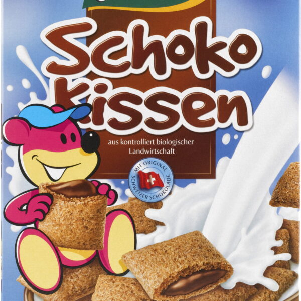 Cereale pernute umplute cu ciocolata bio 375g Dennree