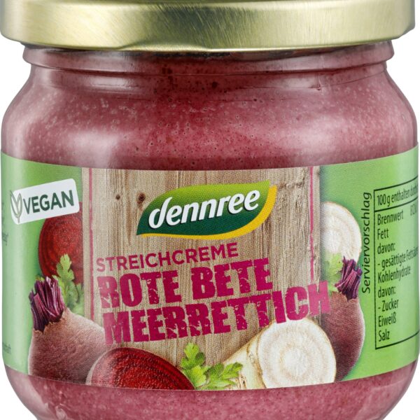 Crema tartinabila cu sfecla rosie bio 180g Dennree