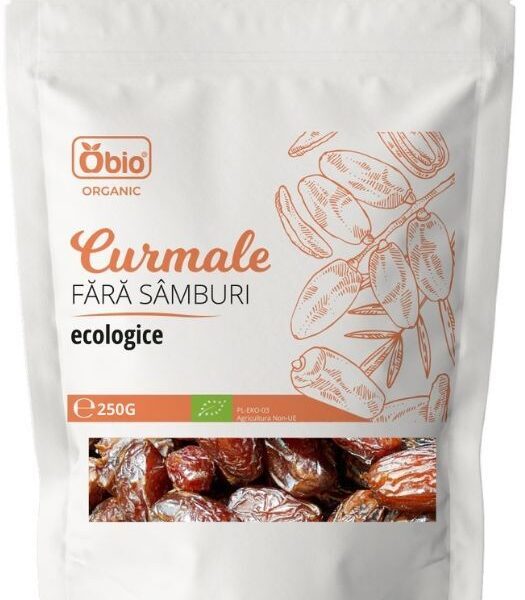 Curmale fara samburi bio 250g Obio