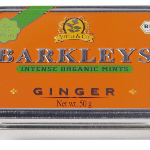 Dropsuri cu ghimbir bio 50g Barkleys