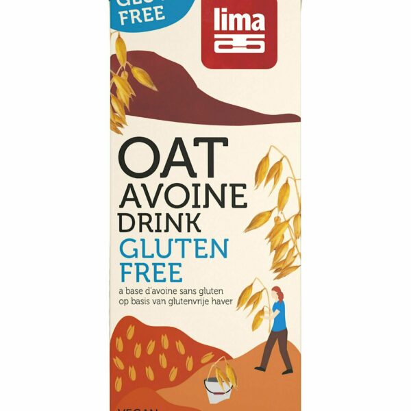 Bautura vegetala de ovaz fara gluten eco 1L Lima