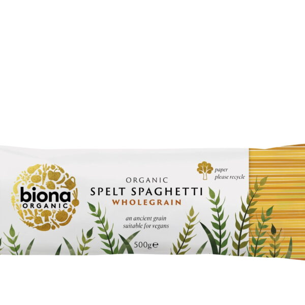 Spaghetti integrale din spelta bio 500g Biona