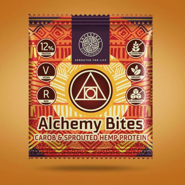 Alchemy Bites gustare fara gluten raw bio 40g
