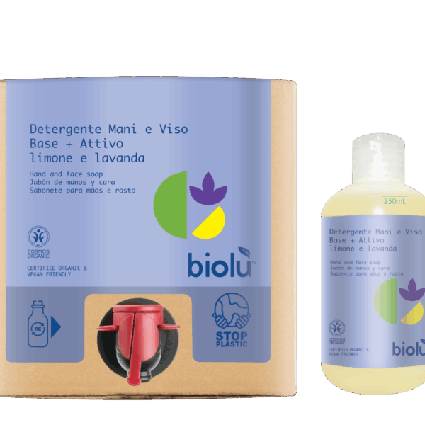 Biolu Sapun lichid ecologic cu lamaie si lavanda 10L