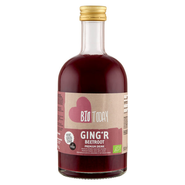 Bautura premium cu ghimbir si sfecla, bio, 500ml, Bio Today
