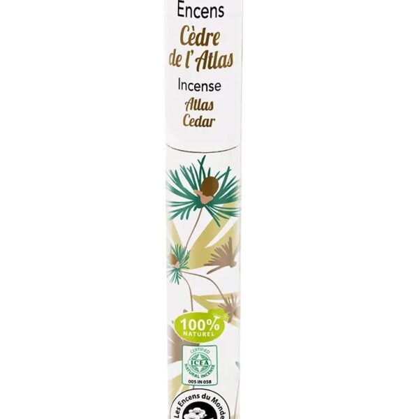 Betisoare parfumate naturale japoneze, cedru de Atlas, 30 buc., Aromandise