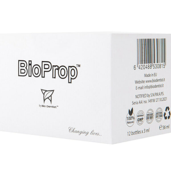 BioProp by Bio Dentist - supliment natural pentru preventie parodontoza si igiena orala 12 doze x 3