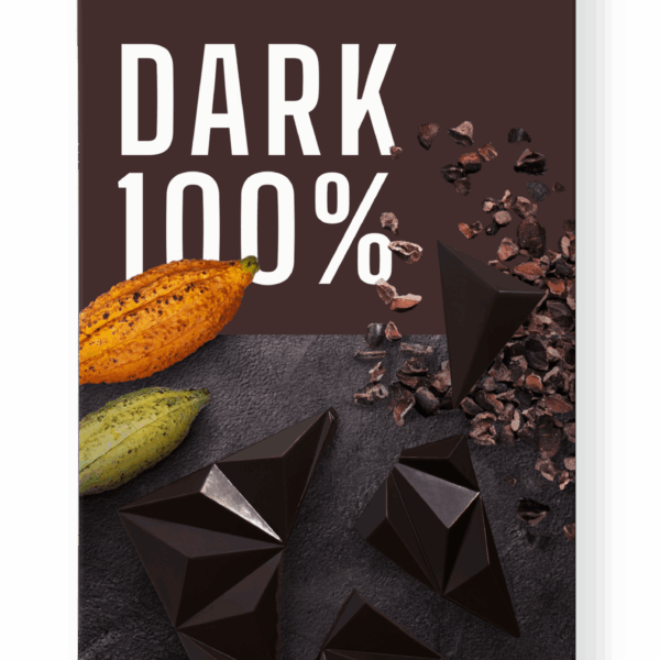 Ciocolata neagra 100%, bio, 60g, Benjamissimo