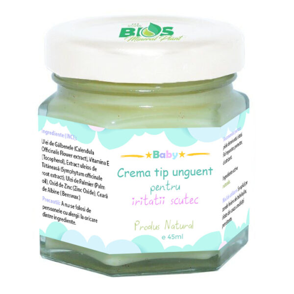 Crema tip Unguent pentru Iritatii Scutec, 45 ml Bios Mineral Plant