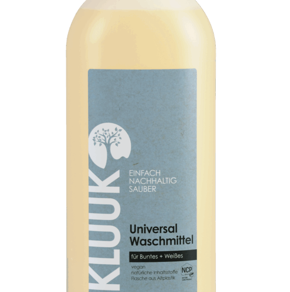 Detergent universal lichid pentru rufe colorate si albe, 1L, Kluuk