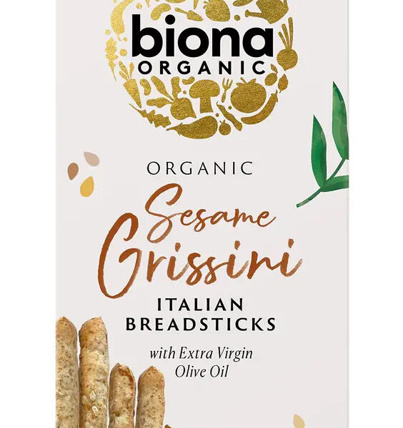 Grisine cu susan si ulei de masline bio 125g Biona
