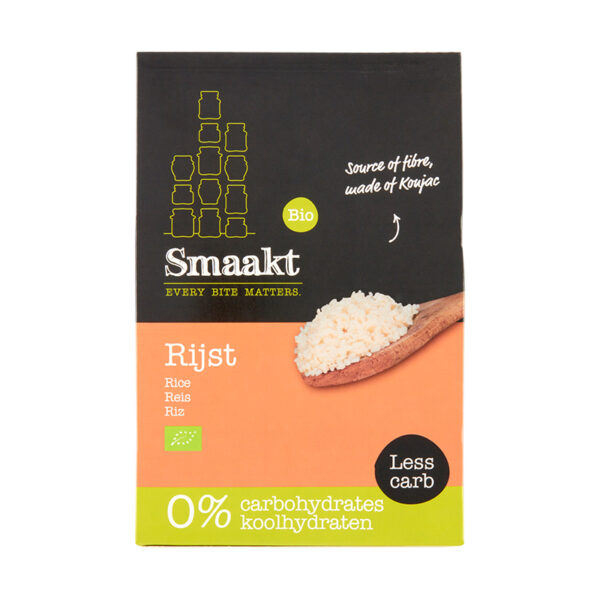 Inlocuitor de orez din konjac, bio, 200g, Smaakt