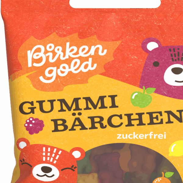 Jeleuri cu zmeura fara zahar si gelatina, 50g, Birkengold