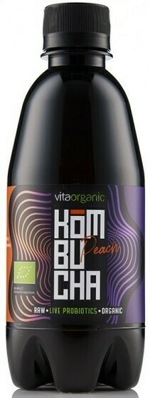 Kombucha cu piersici bio 330 ml Vita Organic