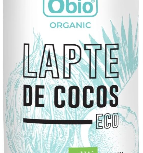 Lapte de cocos bio, 400ml, Obio