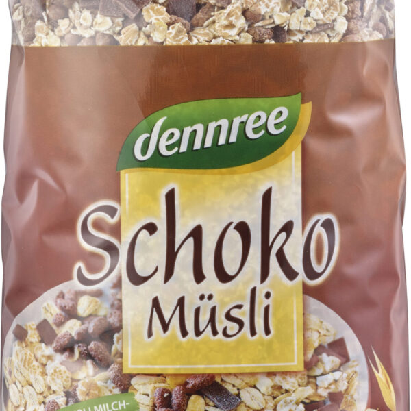 Musli cu ciocolata bio 750g, Dennree