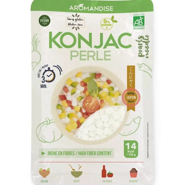 Perle konjac bio 195g, Aromandise