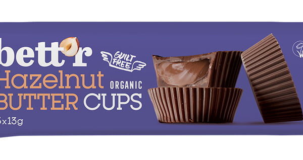 Praline cu crema de alune de padure bio 3x13g Bettr