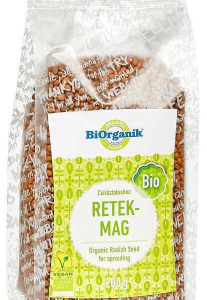 Ridiche seminte pentru germinat bio 200g Biorganik