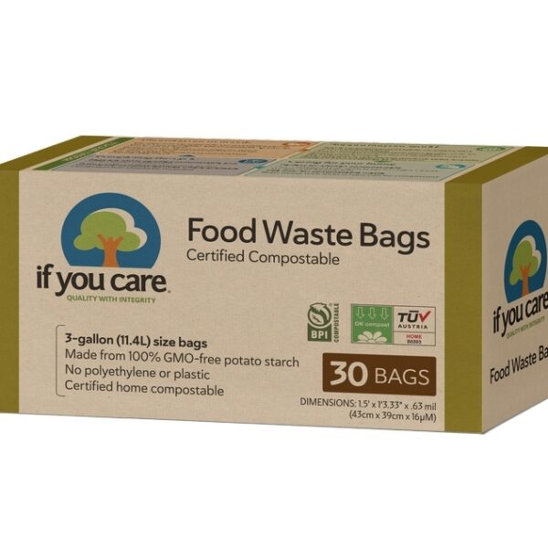 Saci menajeri compostabili 11.4L, 30 buc., If You Care