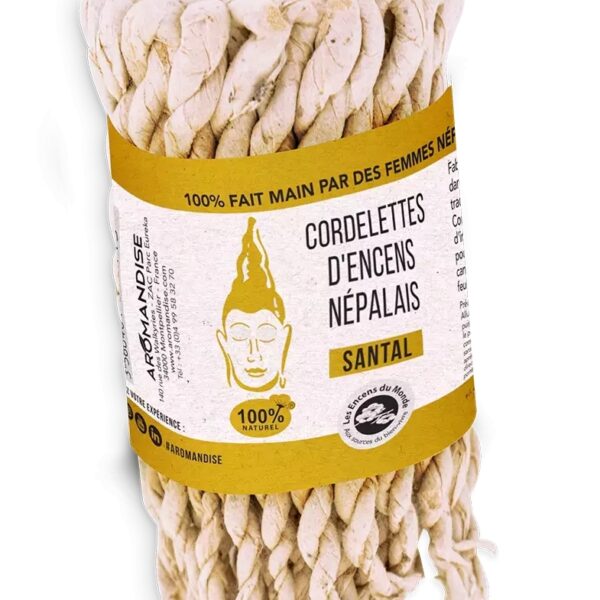 Sfoara parfumata naturala santal, din Nepal, 42 buc., Aromandise