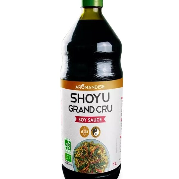 Sos de soya Shoyu Grand Cru bio 1 L, Aromandise
