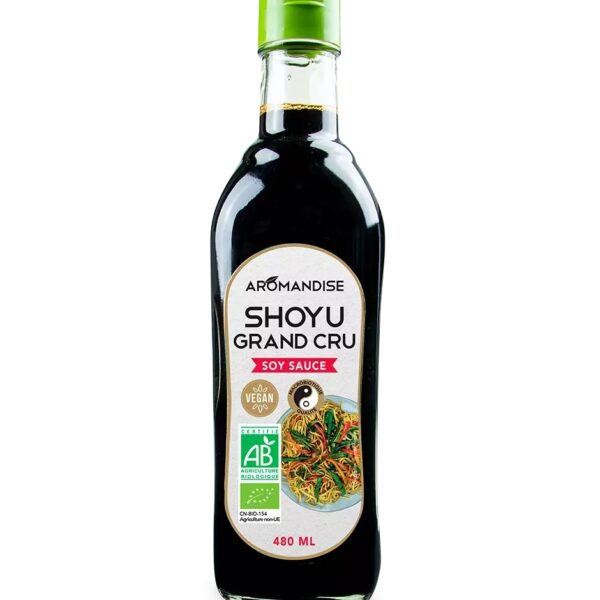 Sos de soya Shoyu Grand Cru bio 480 ml, Aromandise