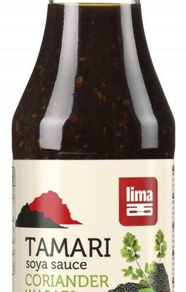 Sos de soia Tamari cu coriandru si wasabi bio 250ml, Lima