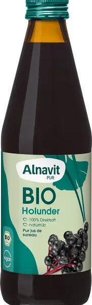 Suc de fructe de soc bio 330ml Alnavit