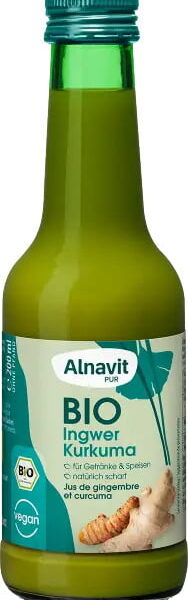 Suc de ghimbir si turmeric bio 200ml Alnavit