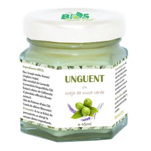 Unguent cu Coaja de Nuca Verde, 45 ml Bios Mineral Plant