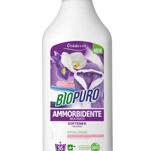 Balsam hipoalergen pentru rufe iris si orhidee bio 1 L Biopuro