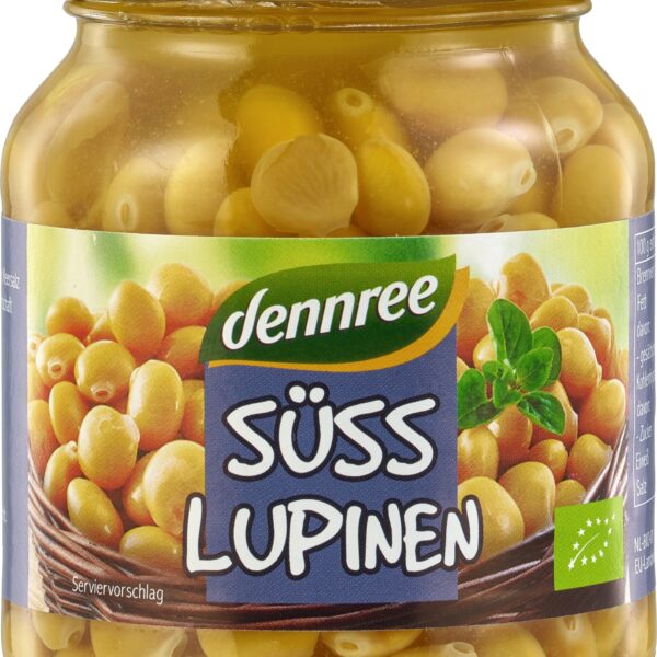 Boabe de lupin bio 340g Dennree