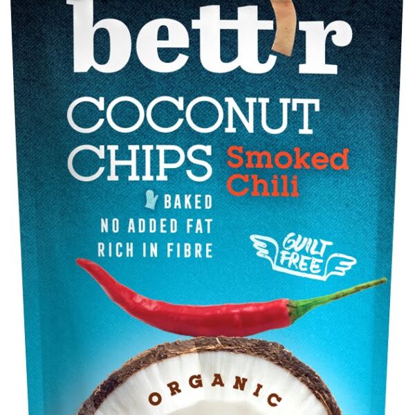 Chips de cocos cu chilli eco 70g BETTR