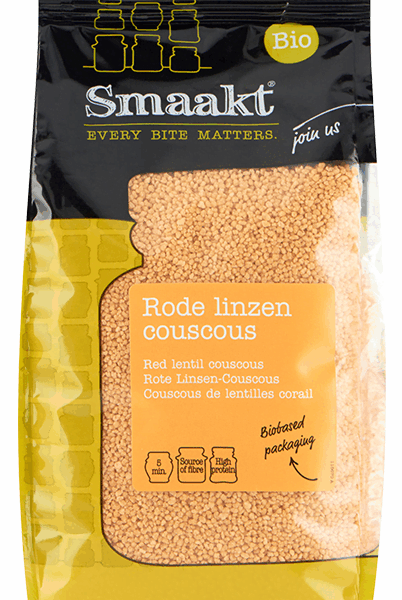Cuscus din linte rosie bio 375g Smaakt