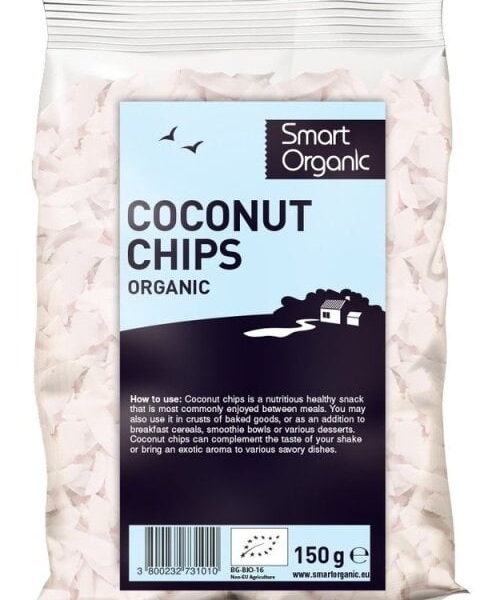 Fulgi raw de cocos eco 150g Smart Organic