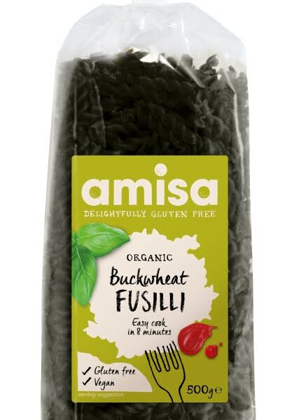 Fusilli din hrisca fara gluten eco 500g Amisa