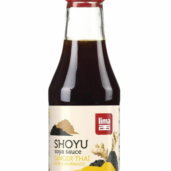 Sos De Soia Shoyu Ginger Thai Eco 250ml  Lima
