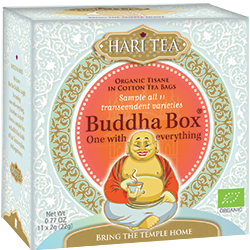 Ceai premium - Budha Box - cutie cu toate cele 11 ceaiuri Hari Tea bio 11dz