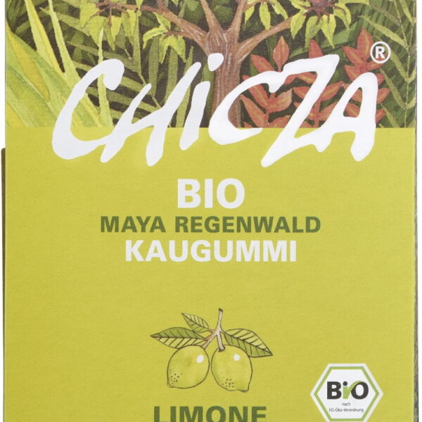 Guma de mestecat cu lamaie bio 30g Chicza