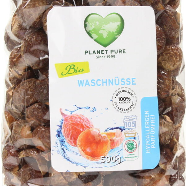 Nuci de sapun bio 500g Planet Pure