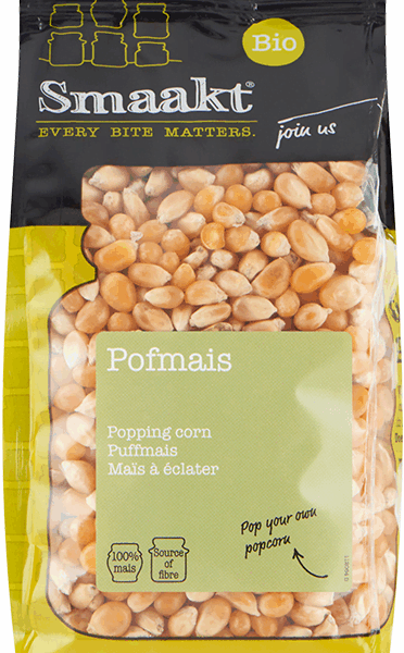 Porumb pentru popcorn bio 400G Smaakt
