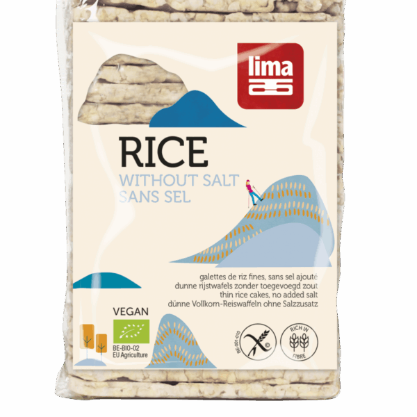 Rondele De Orez Expandat Fara Sare Eco 130G  Lima