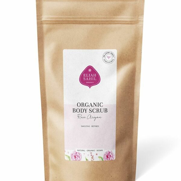 Scrub pentru corp cu trandafiri si argan bio refill 700g Eliah Sahil