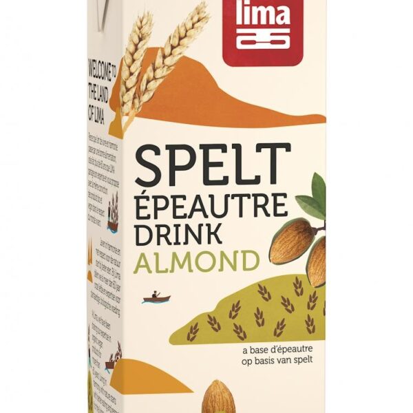 Bautura vegetala de spelta cu migdale eco 1L Lima