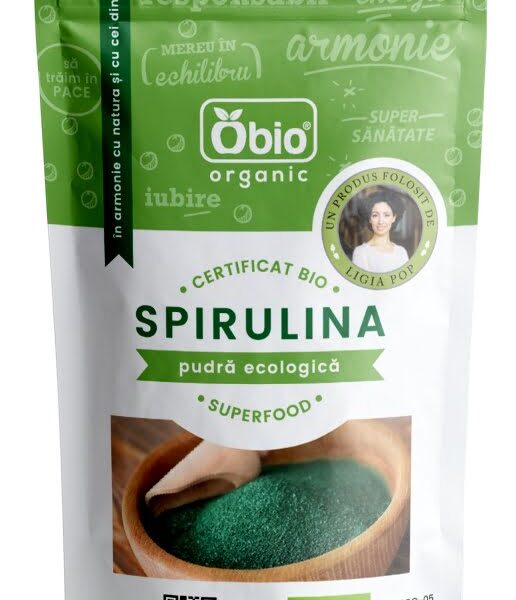 Spirulina pulbere eco 125g Obio