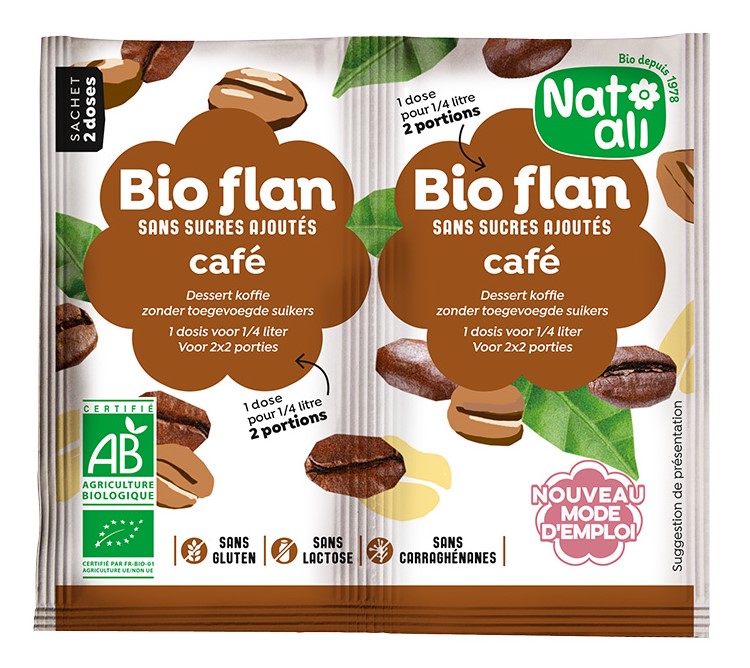 Budinca de cafea bio 2 buc x 5.5g 11g Nat-ali