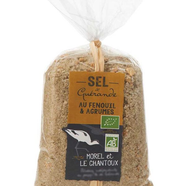 Sare de mare cu fenicul si coaja de citrice bio 250g Morel et Le Chantoux