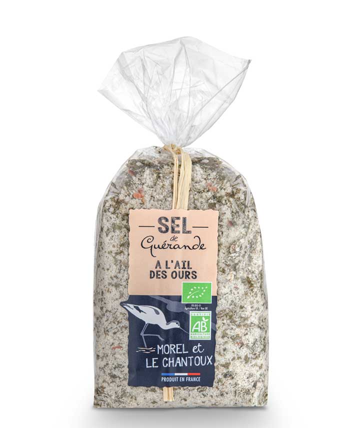 Sare de mare cu usturoi salbatic bio 250g Morel et Le Chantoux