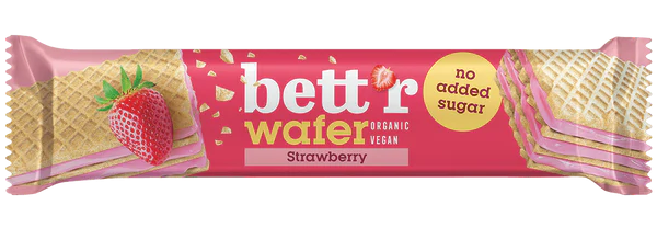 Napolitana cu crema de capsuni si caju indulcita cu eritritol bio 30g Bettr